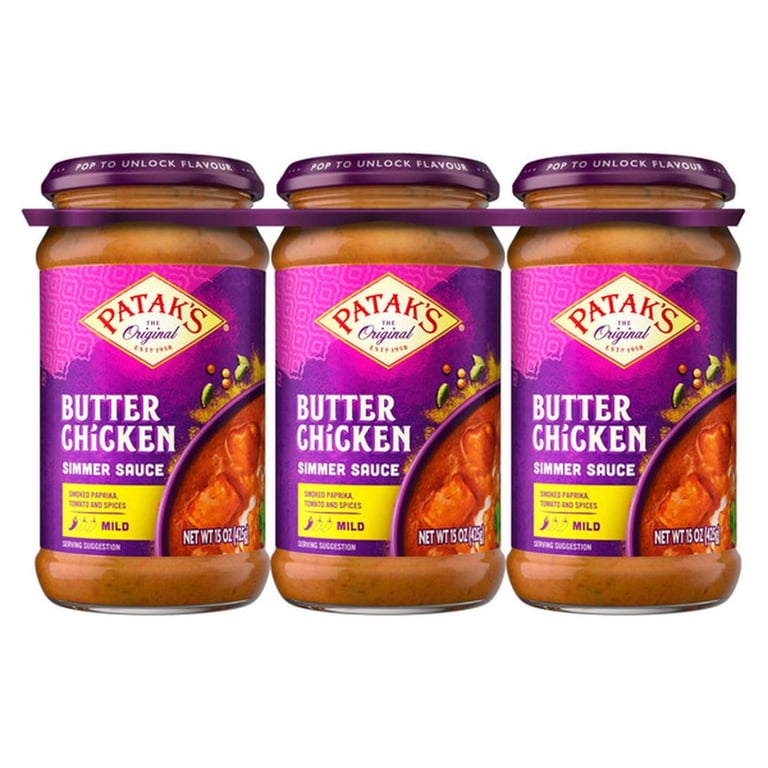 Patak's Original Butter Chicken Sauce 15 oz, 3-count
