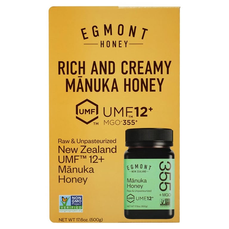 Egmont Honey Rich and Creamy Manuka Honey, UMF 12+, 17.6 oz