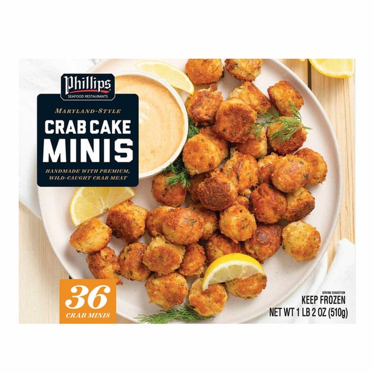 Phillips Crab Cake Minis, 36-count