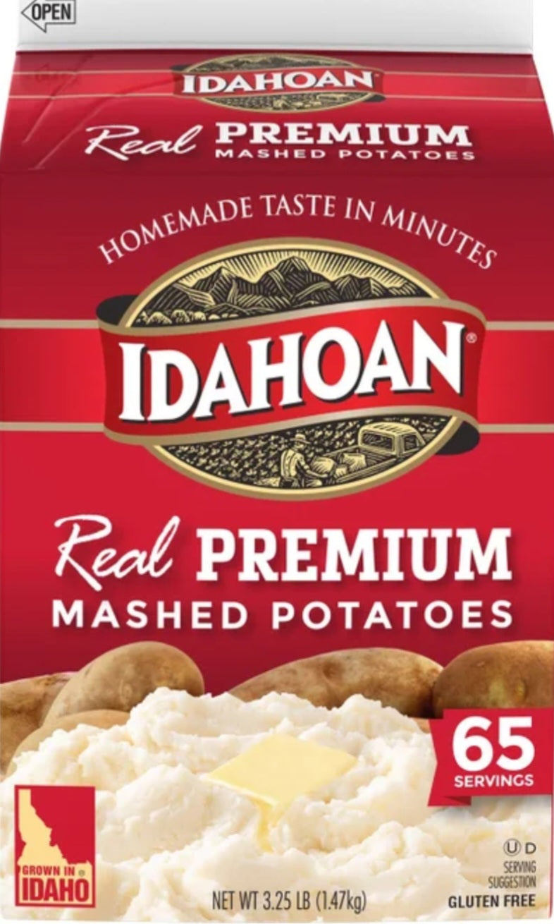 Idahoan Real Premium Mashed Potatoes , 3.25 lbs